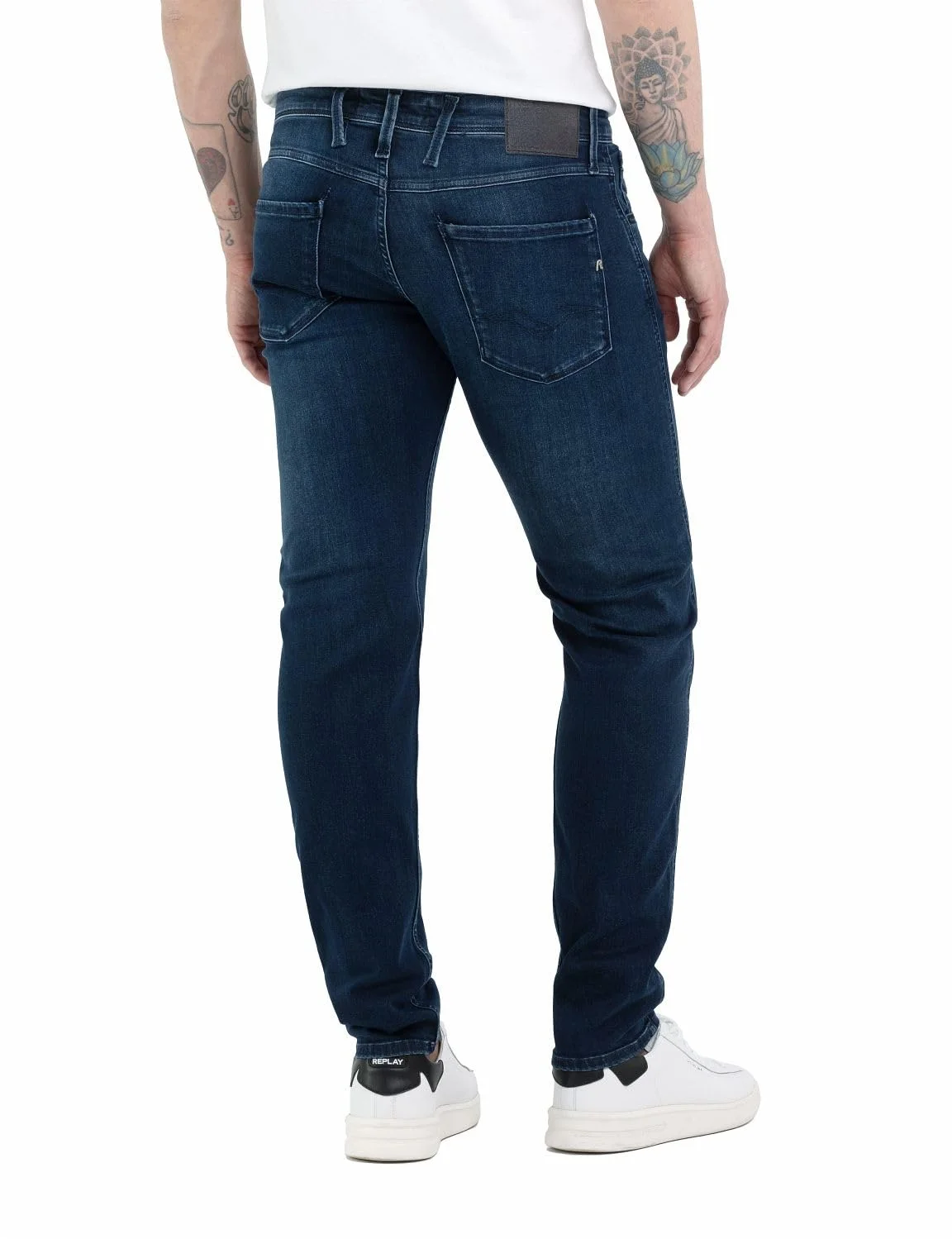 Replay Herren Jeans Anbass Slim-Fit mit Comfort Stretch