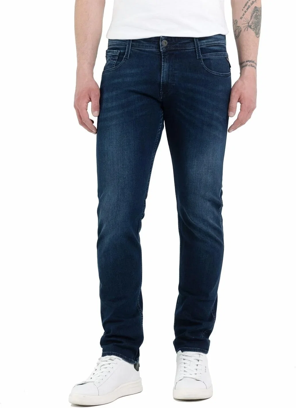 Replay Herren Jeans Anbass Slim-Fit mit Comfort Stretch (Gr. 28W / 30L bis 40W / 36L)