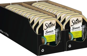 SHEBA Sauce Collection Katzenfutter mit Kaninchen und Gemüse im 22er-Pack