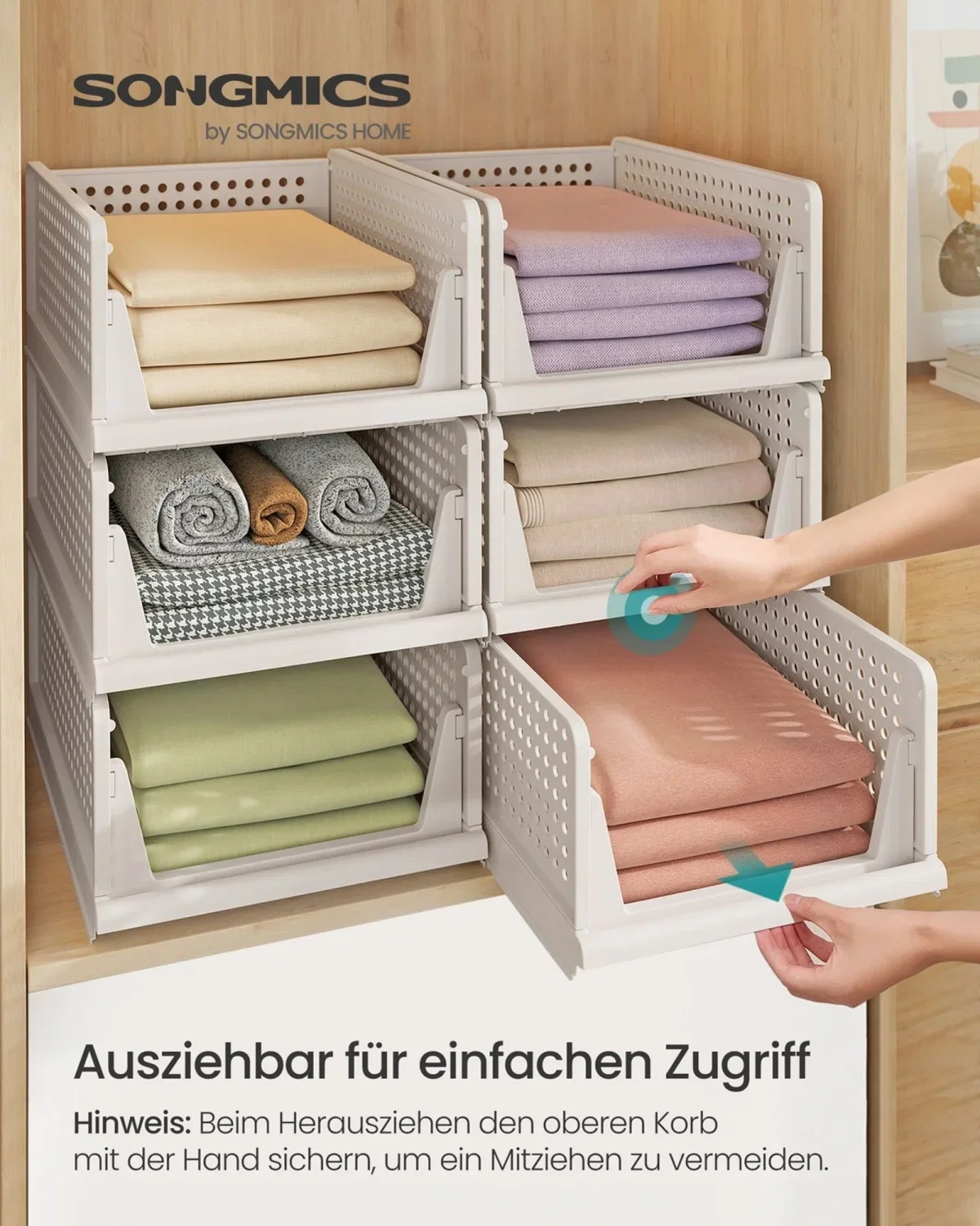 [EXKLUSIV] Songmics Schrank Organizer 6er Set