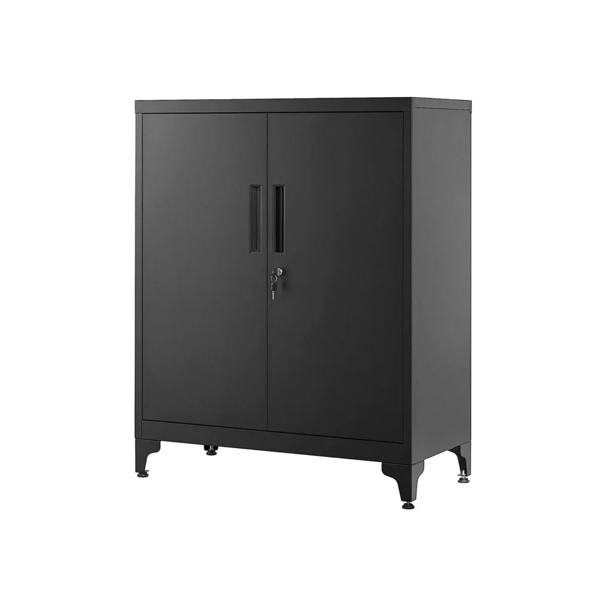 [EXKLUSIV] SONGMICS Aufbewahrungsschrank aus Stahl (80B cm, Schwarz)