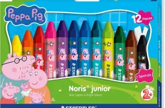 STAEDTLER Noris junior Peppa Wutz Wachsmalstifte 12er-Set