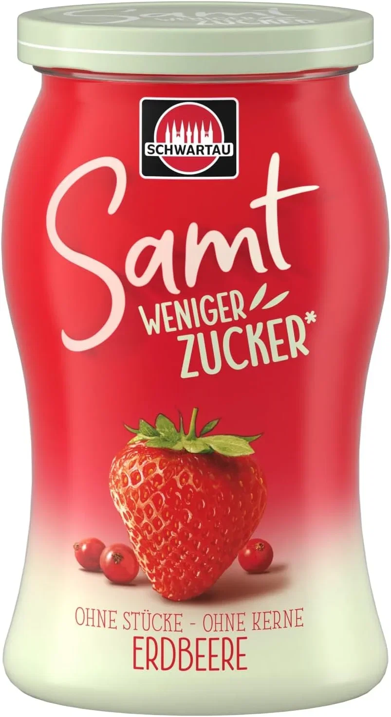 Schwartau Samt Weniger Zucker Erdbeere (255g)