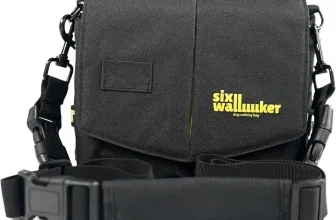 SixWalker Leckerlibeutel für Hunde mit Magnetverschluss in Schwarz