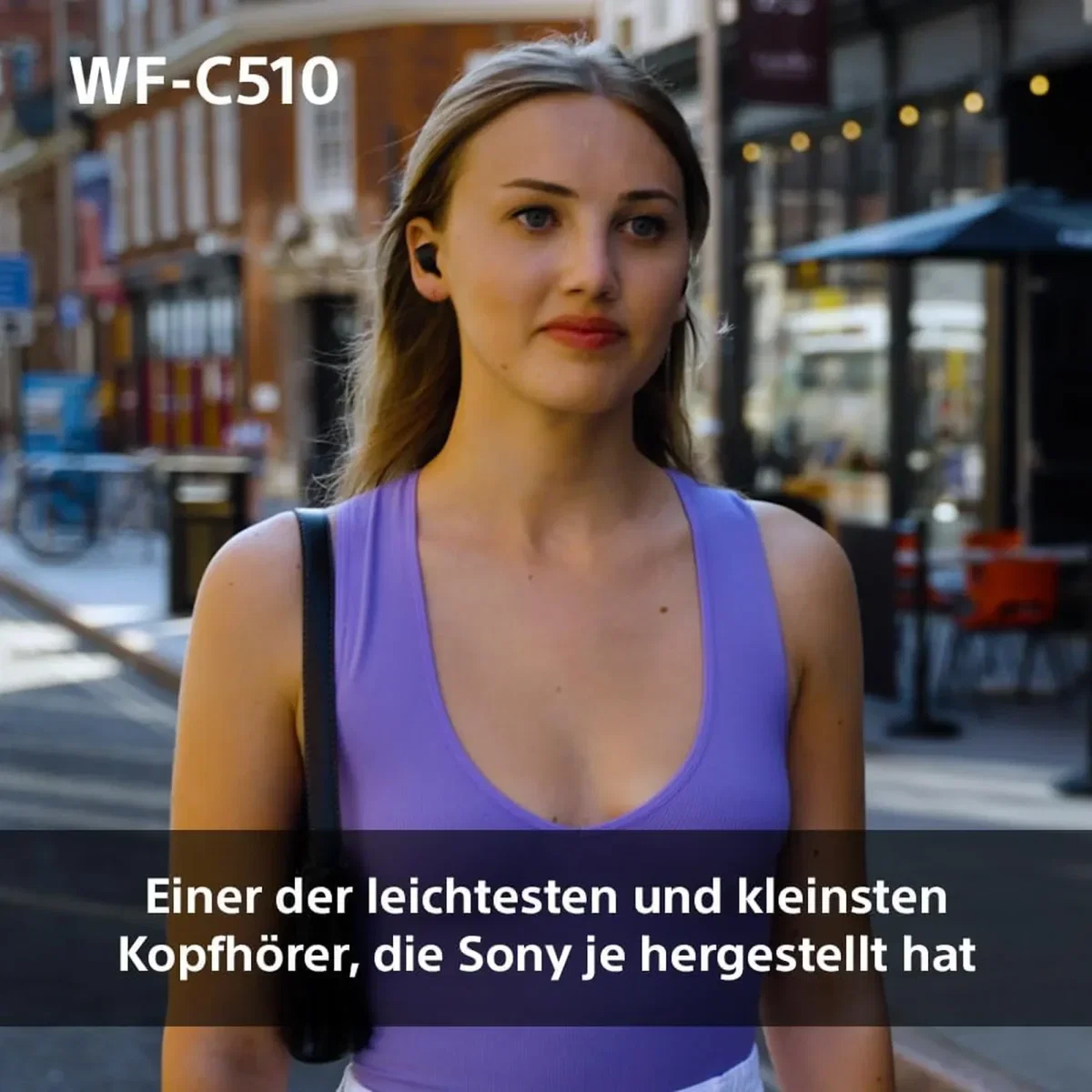 Sony True Wireless Ohrhörer Schwarz WF-C510