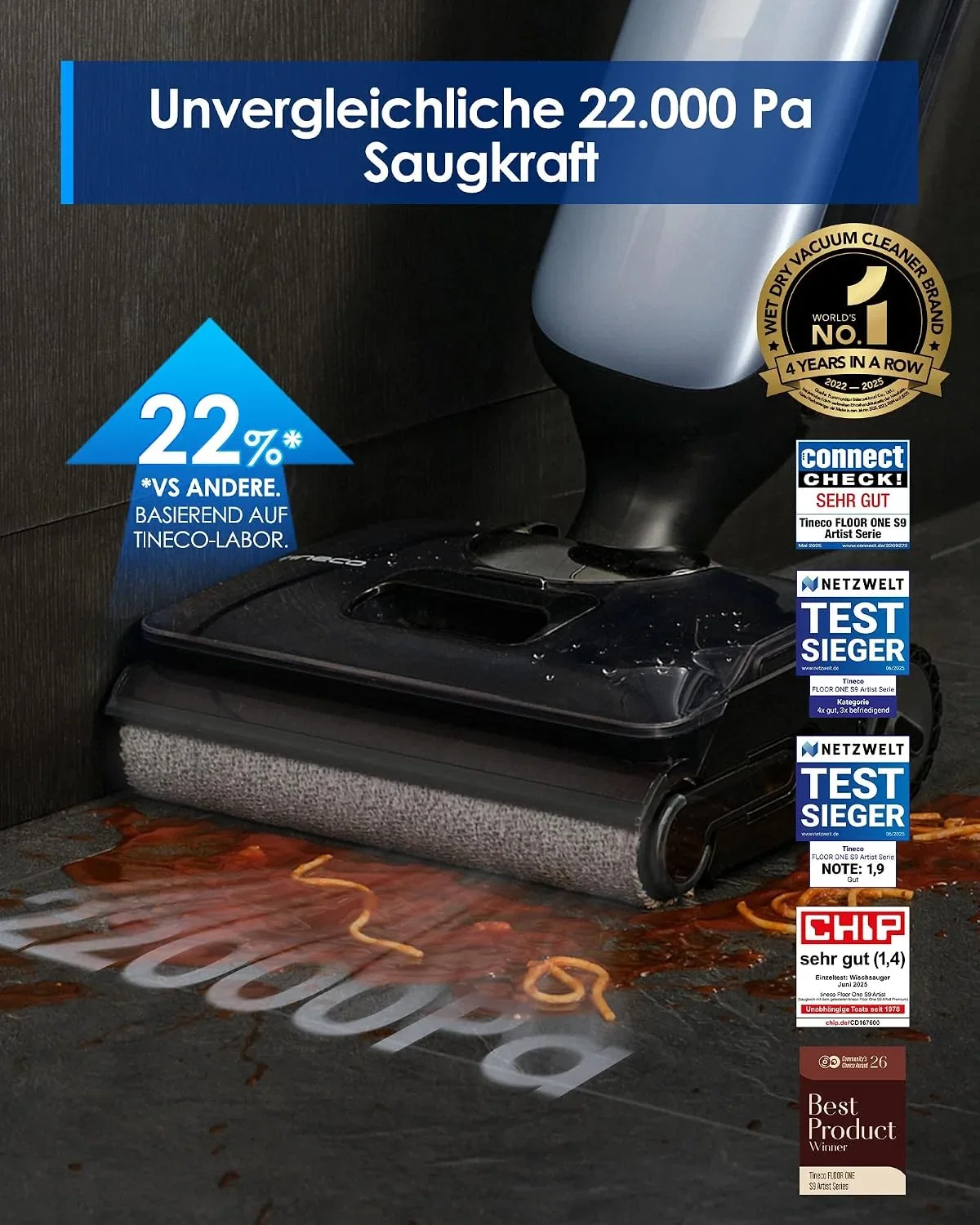 Tineco Floor ONE S9 Artist Smart Nass-Trockensauger