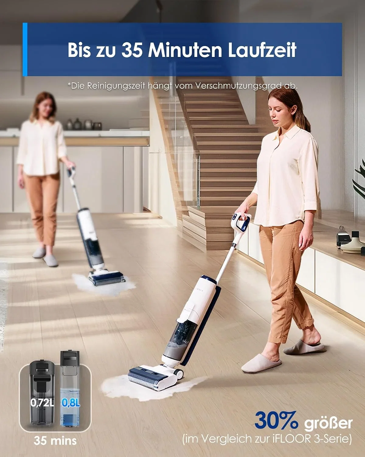 Tineco iFLOOR 5 Breeze Complete Nass-Trockensauger