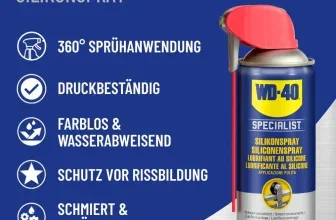WD-40 Specialist Silikonspray 300 ml für Gummi, Kunststoff und Metall