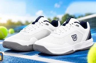 Wilson Courtglide WRS339770 Herren Tennisschuhe in Weiß und Blau