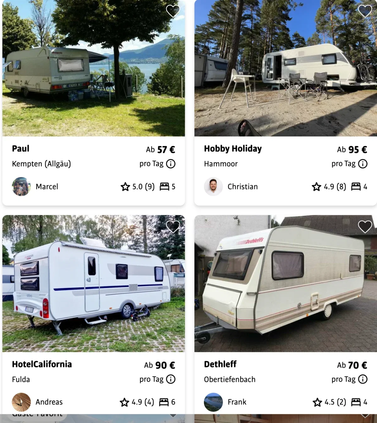PaulCamper ab 56 € mieten: Camper für Euren nächsten Roadtrip