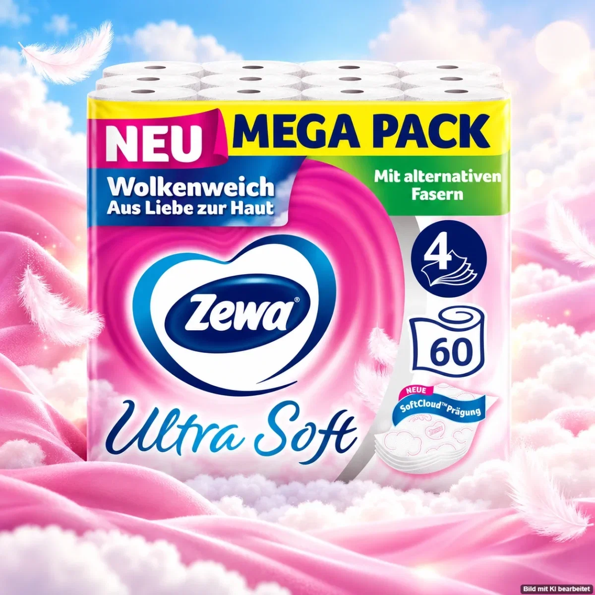ZEWA Ultra Soft Toilettenpapier (60stück)