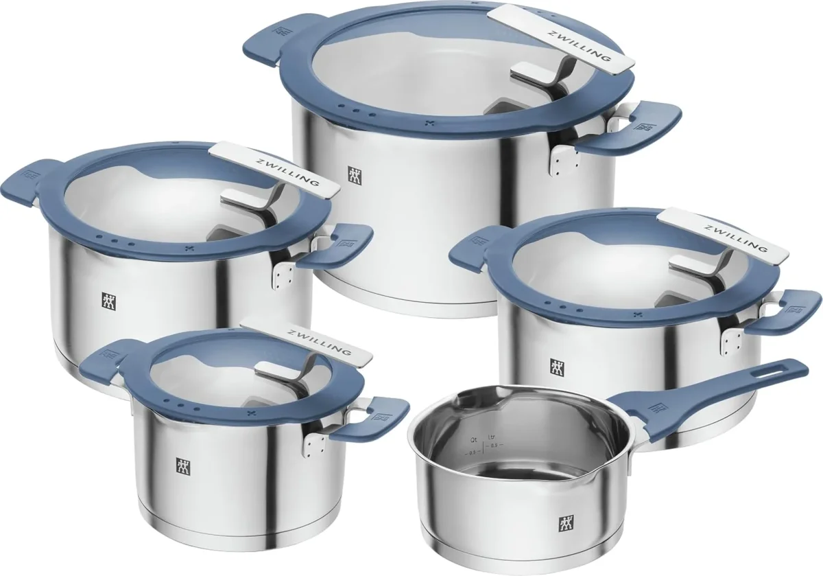 ZWILLING Simplify Kochtopf Set mit Ausgießfunktion 5-teilig