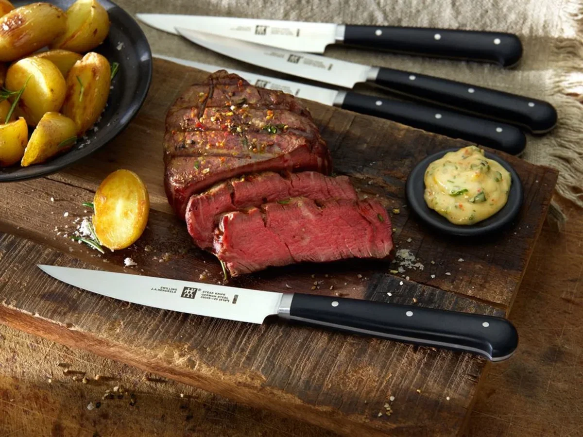 Zwilling Steakmesser Set Edelstahl Schwarz 4-teilig