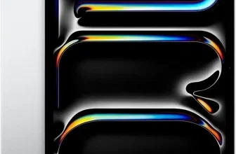 Apple iPad Pro 11 Zoll silber mit farbigem Display-Hintergrund und Kamera-Modul