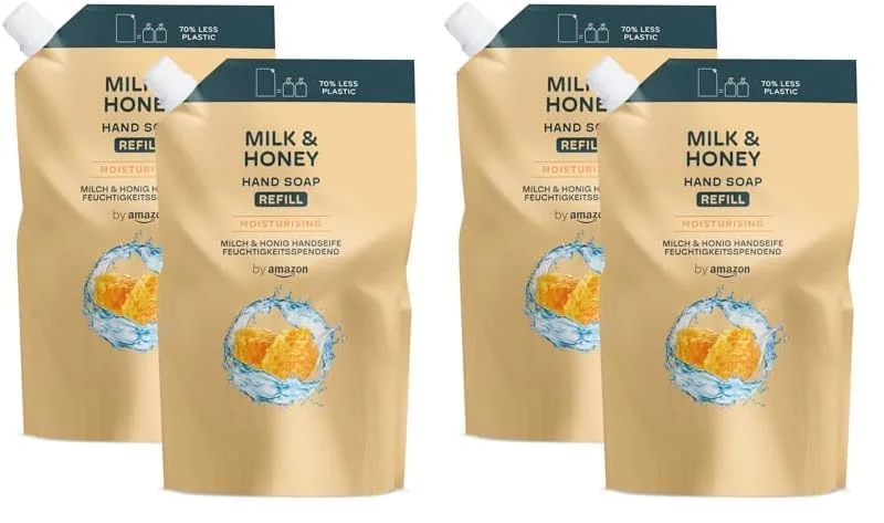 by Amazon Milk & Honey Handseife Nachfüllpack (2x1000ml)