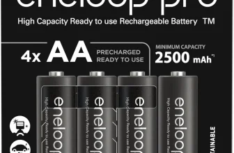 Panasonic eneloop pro AA Akkus in schwarzer Verpackung mit Solar-Symbol