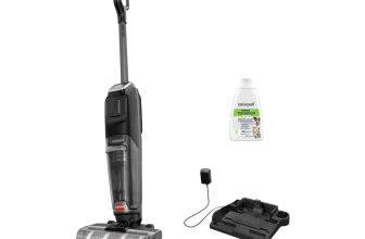 Bissell CrossWave OmniForce Edge 4017N mit Ladebasis, Netzteil und Reinigungsmittel