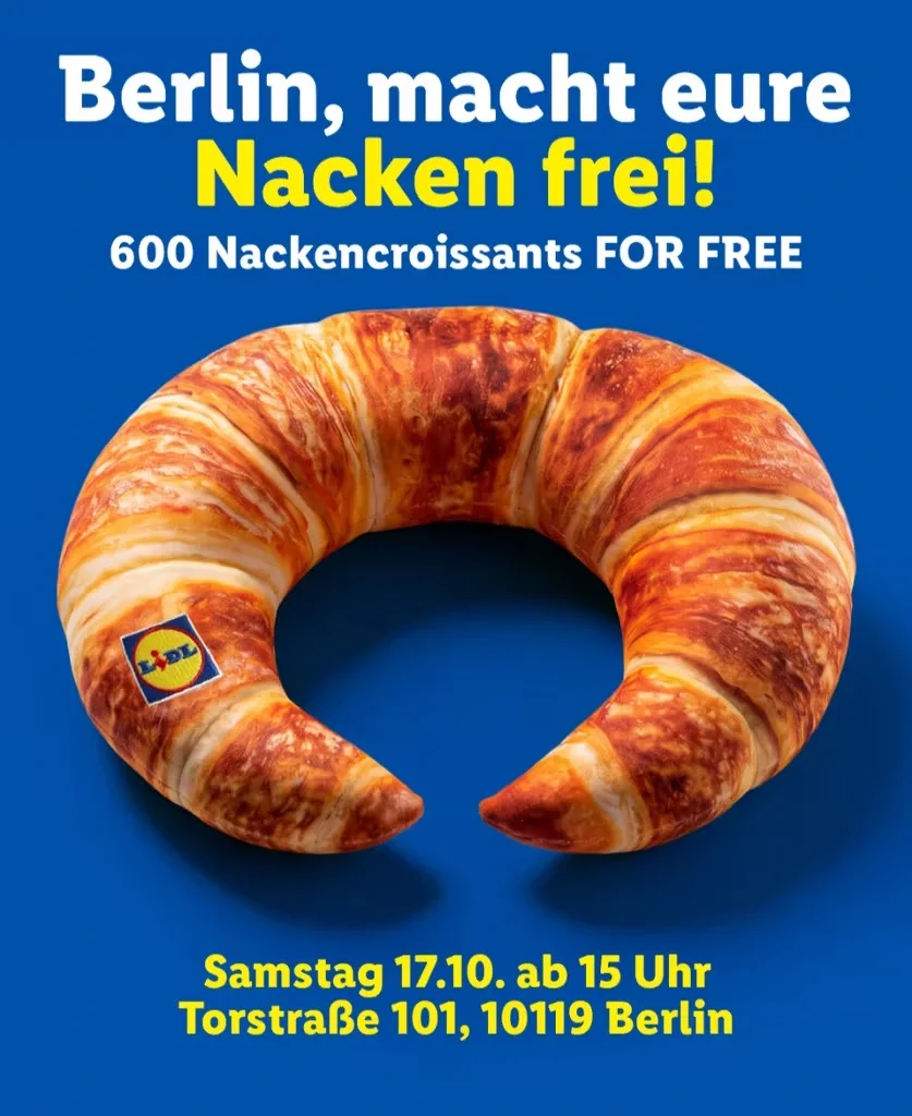 Lidl NeckCroissant – kostenloses Nackenkissen