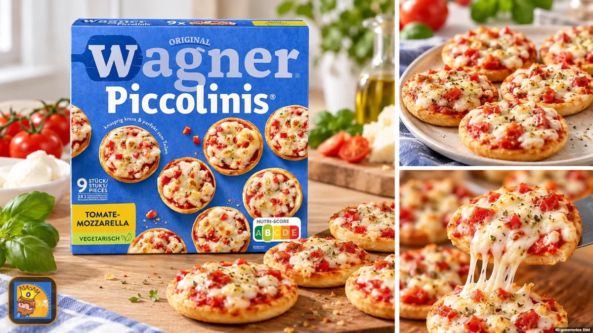 3x WAGNER Piccolinis Tomaten-Mozzarella (270g)