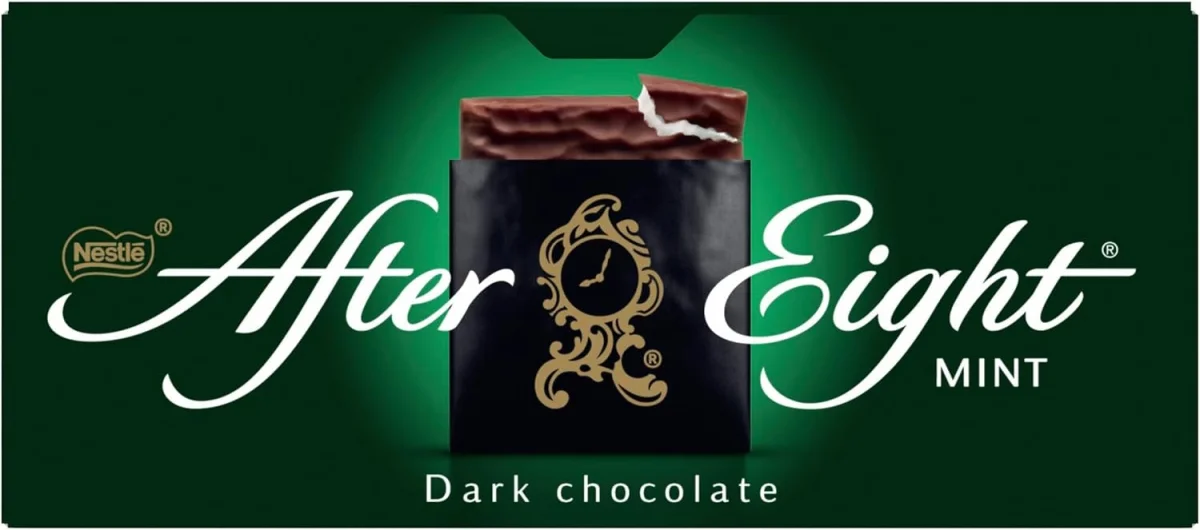 AFTER EIGHT Pfefferminz-Täfelchen aus dunkler Schokolade in der 200-g-Packung