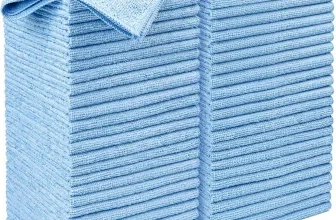 AIDEA Mikrofasertücher im 50er-Pack für die Reinigung von Haushalt, Küche, Bad und Auto