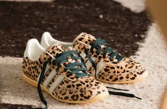 Adidas Japan W Leo KI6687 Sneaker mit Leopardenmuster in Magic Beige und Ivory