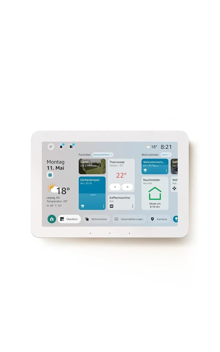 Amazon Echo Hub Smart-Home-Bedienpanel mit 8-Zoll-Touchscreen und Alexa