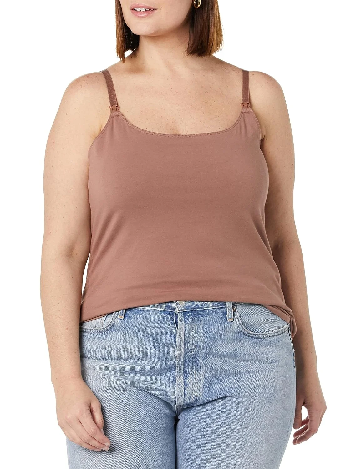 Amazon Essentials Damen stillfreundliches Unterhemd 2er Stück