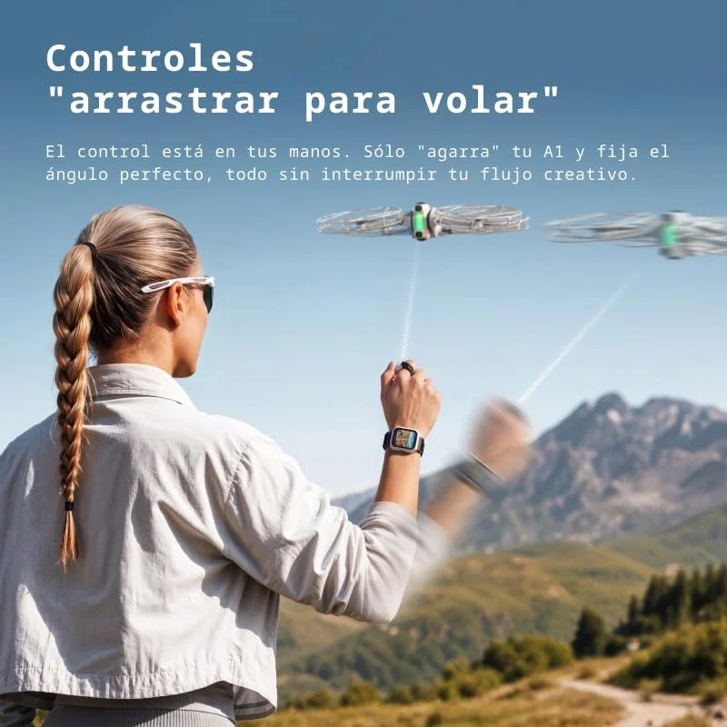 Antigravity A1 mit Watch Remote und Ring Remote zur Flugsteuerung