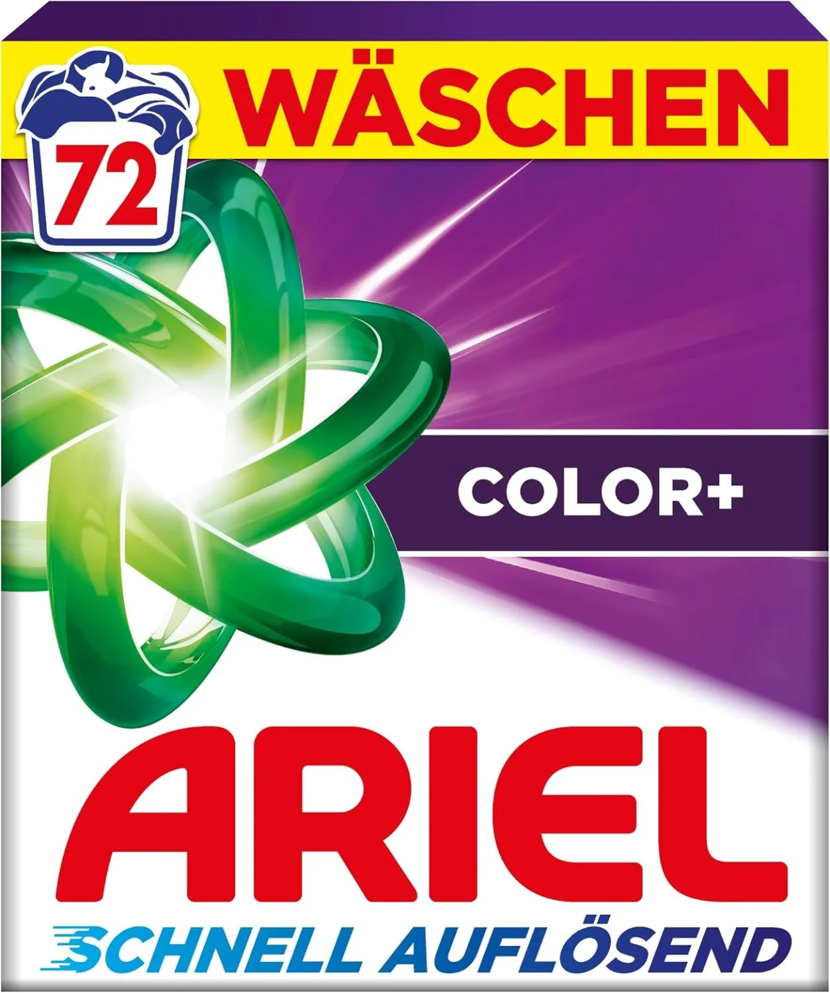 Ariel Pulverwaschmittel Color+ (72 WL)