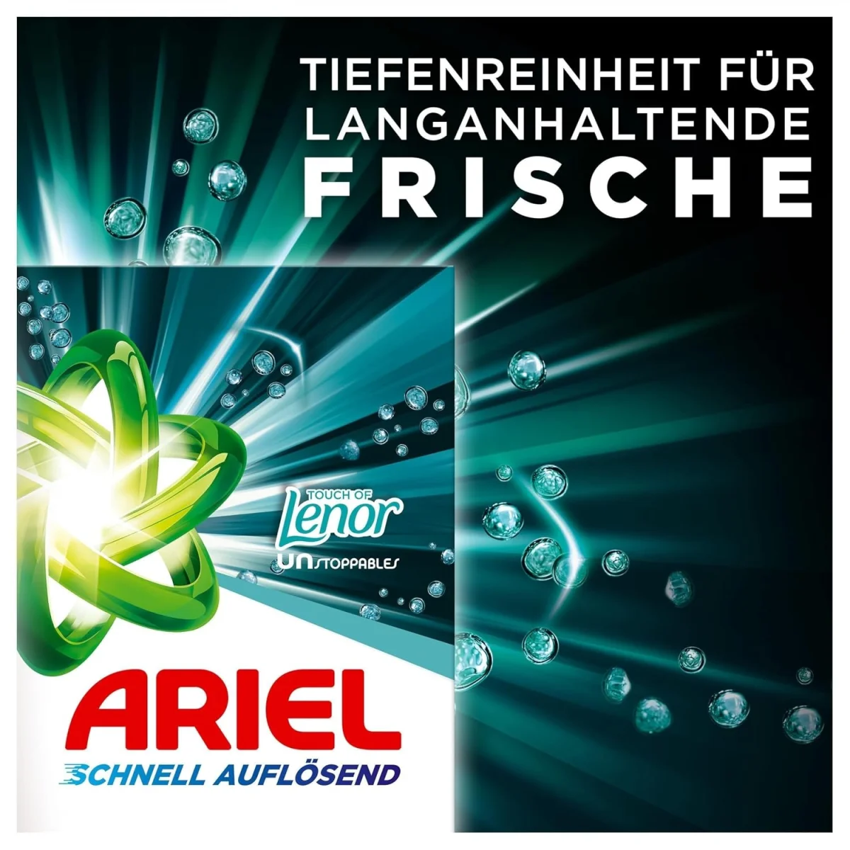 Ariel Universal Pulverwaschmittel Touch of Lenor Unstoppables