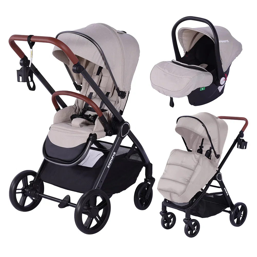 Barmøya 3-in-1 Kombi-Kinderwagen Komplettset