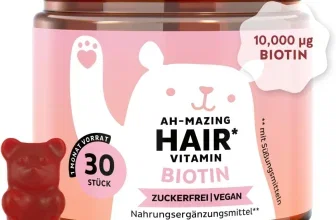 Bears with Benefits Biotin Gummibärchen mit 10.000 µg Biotin und 30 Tagesportionen