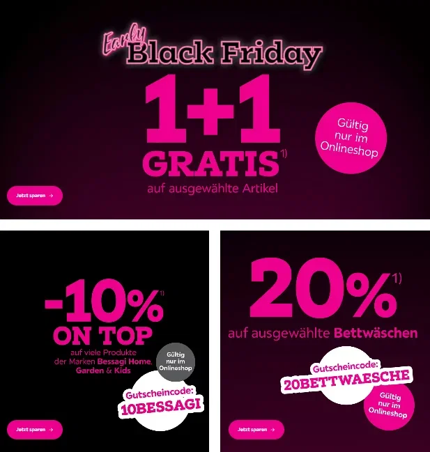 Mömax Early Black Friday Deals 2026: 1+1 gratis, 10 % auf Möbel und 20 % auf Bettwäsche