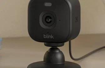 Blink Mini 2K+ Sicherheitskamera mit 2K-Videoauflösung und 4-fach-Zoom