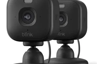 Blink Mini 2K+ Sicherheitskamera im Doppelpack mit 2K-Auflösung und Nachtsicht