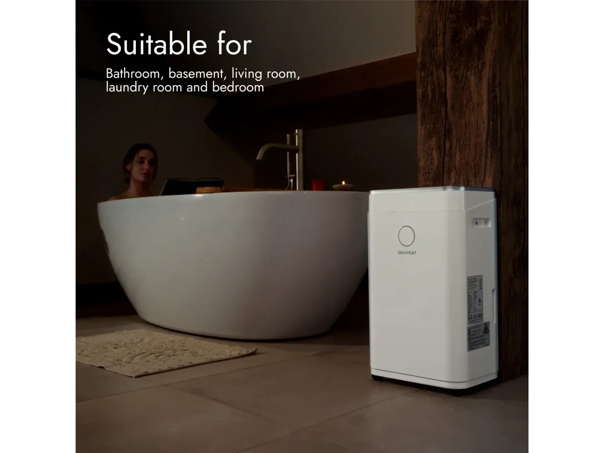 Bloomfold Orbit 16L Raumluftentfeuchter mit Hygrometer und LCD-Display