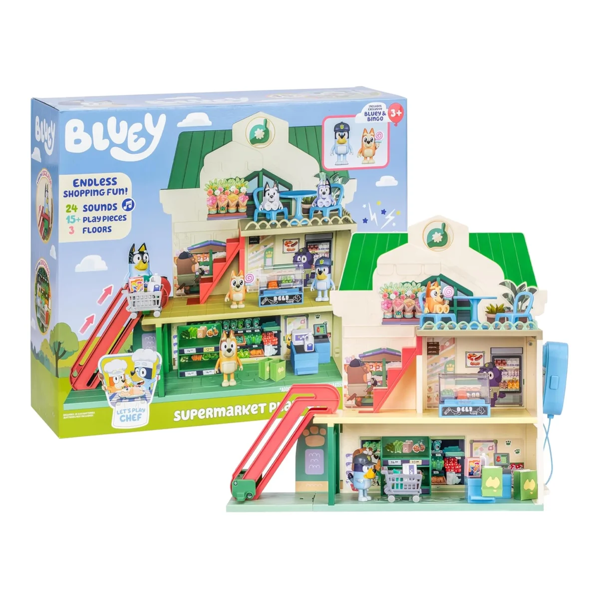 Bluey Supermarkt-Spielset