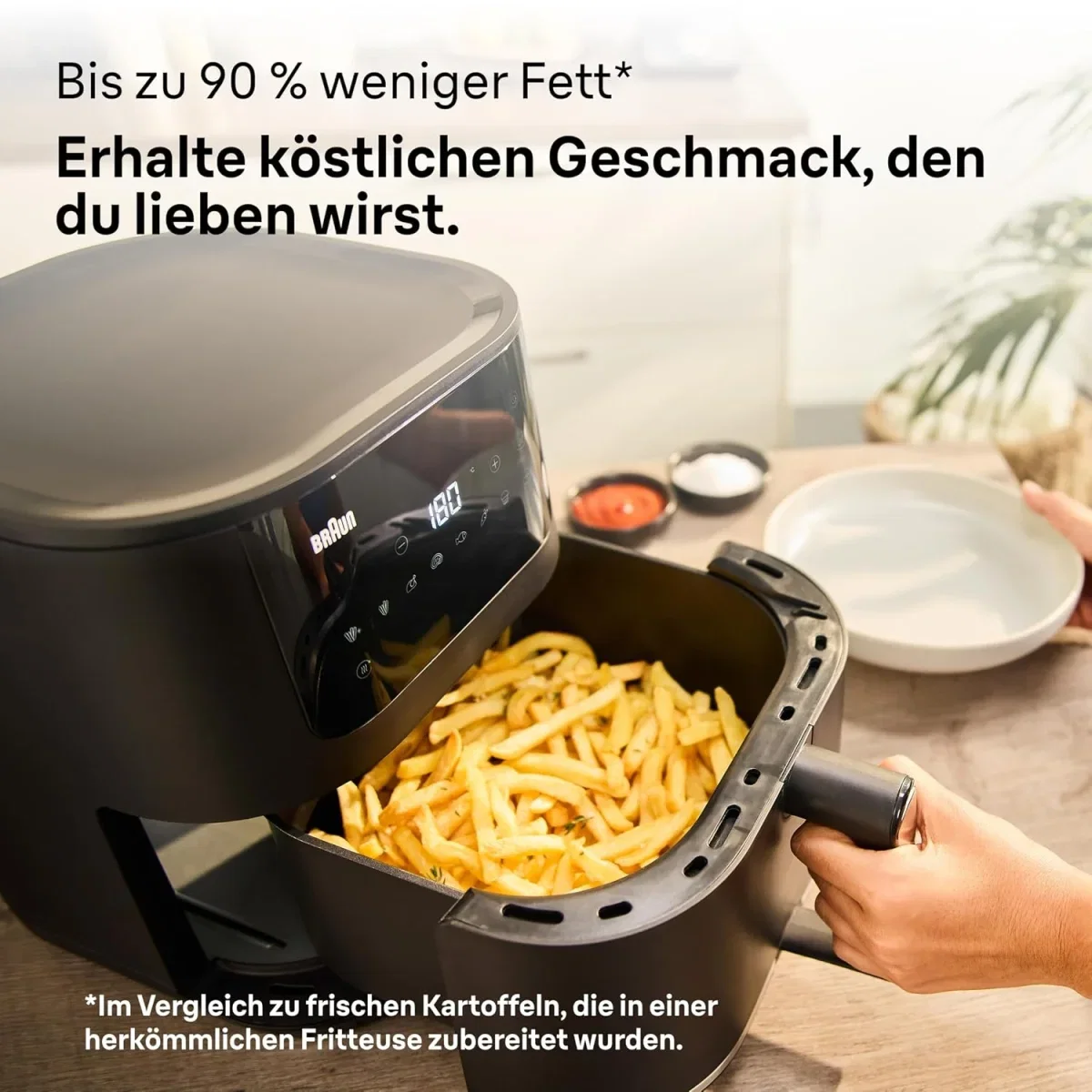 Braun MultiFry 5 Heißluftfritteuse HF 5034I BK (6L, 1700W)