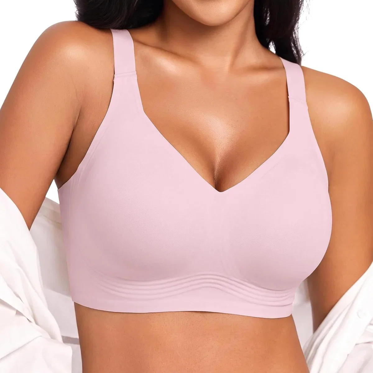 Bresdk BH Damen ohne Bügel Jelly Bra (Gr. S bis 4XL)