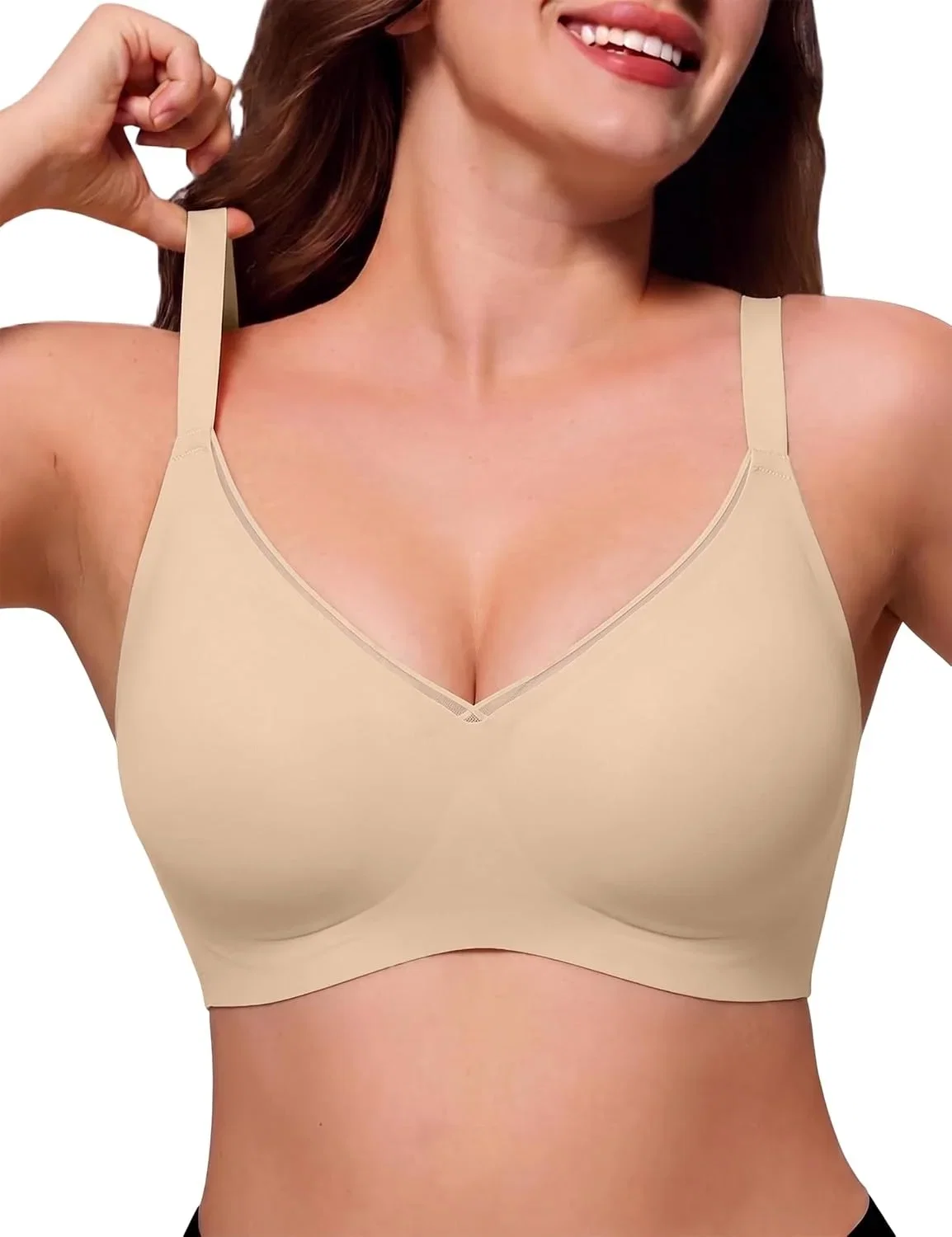 Bresdk BH Damen ohne Bügel Jelly Bra (4 Farben, Gr. S bis XXL)