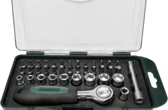 Brüder Mannesmann Bitsatz M29891 mit Mini-Ratsche und Schrauberbits