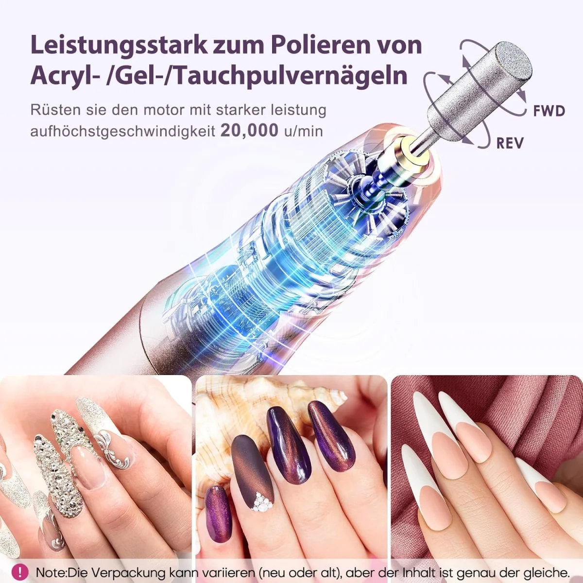 COSLUS C20 Elektrischer Nagelfräser (4 Farben)