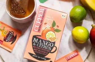 Cupper Bio Früchtetee Mango & Citrus mit 20 Teebeuteln und fruchtigem Mango-Limetten-Geschmack