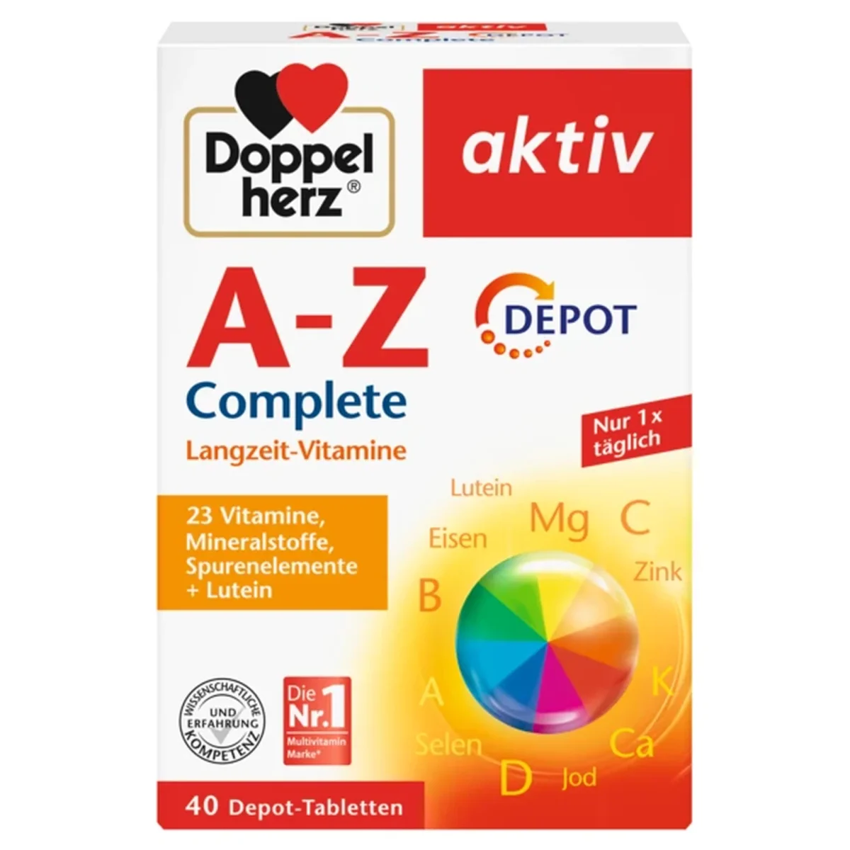 3x Doppelherz A-Z Depot Tabletten 40 Stück