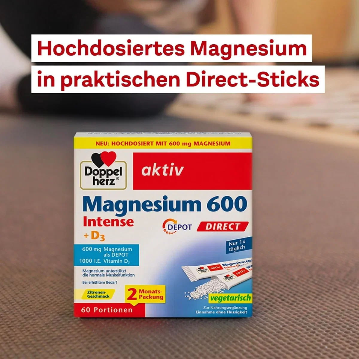 Doppelherz Magnesium 600 Intense + D3 DEPOT DIRECT
