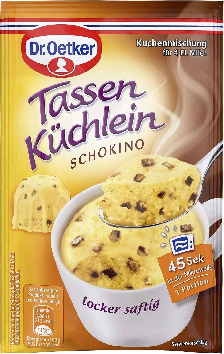 Dr. Oetker Tassenkuchen Schokino Backmischung (50g)