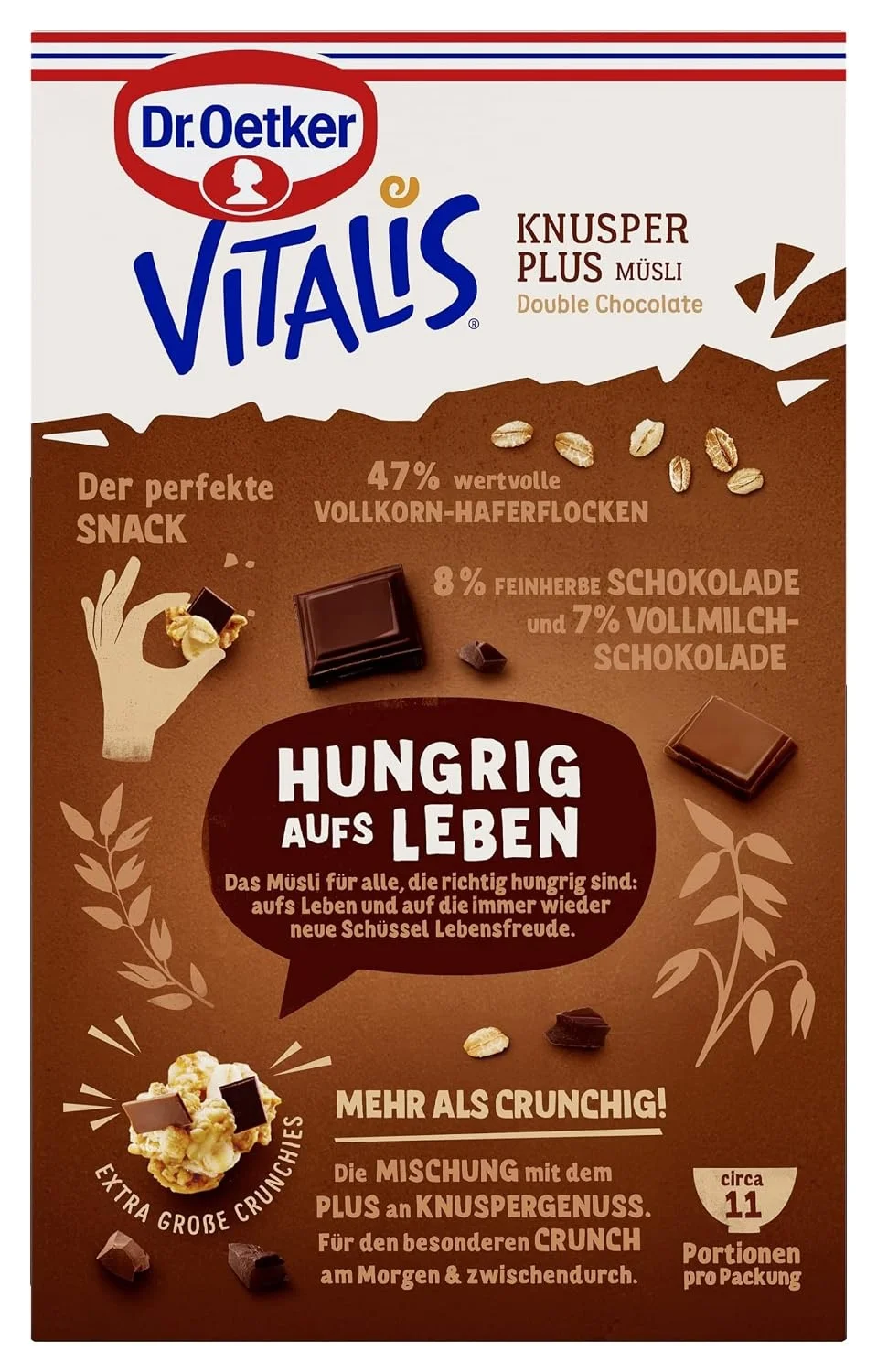 Dr. Oetker Vitalis KnusperPlus Double Chocolate