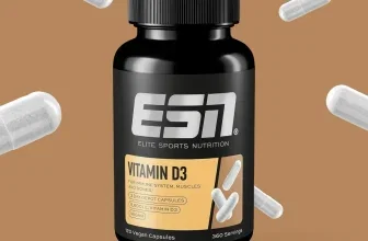 ESN Vitamin D3 mit 120 hochdosierten Kapseln und 5.600 I.E. Vitamin D3 pro Kapsel