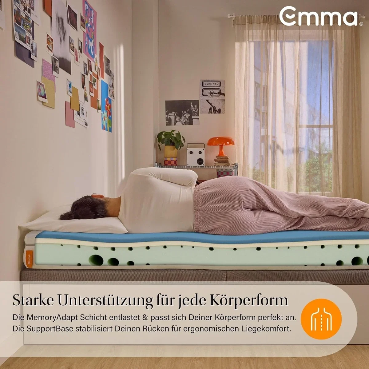 Emma One+ Matratze H2 Mittelfest